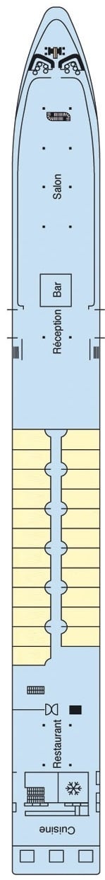 Deck plan for Upper Deck