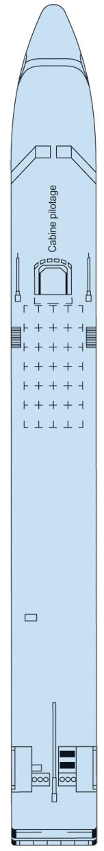 Deck plan for Sun Deck
