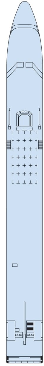 Deck plan for Sun Deck
