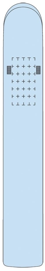 Deck plan for Sun Deck