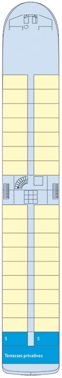 Deck plan for Upper Deck