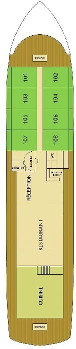 Deck plan for Main Deck