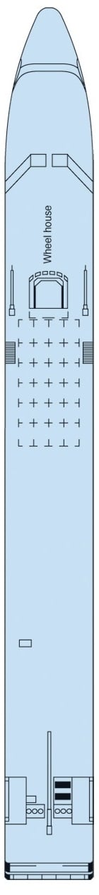 Deck plan for Sun Deck