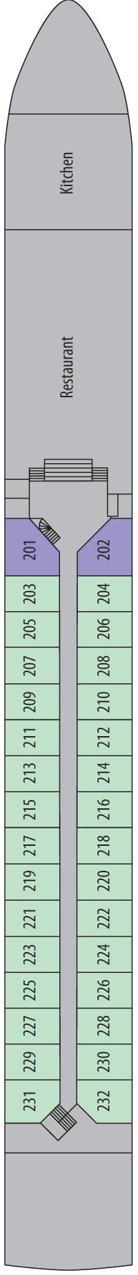 Deck plan for Ruby Deck