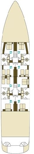 Deck plan for Lower Deck