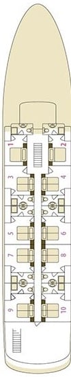 Deck plan for Upper Deck