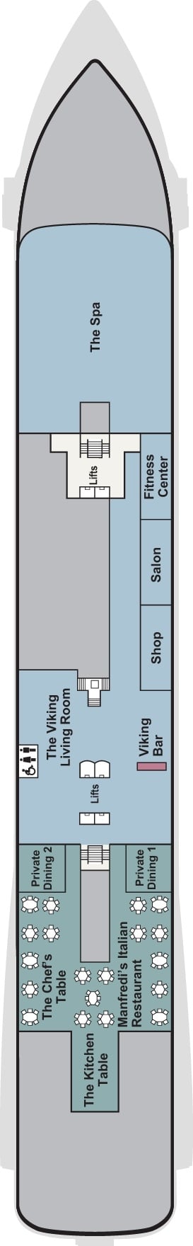 Deck plan for Deck 1