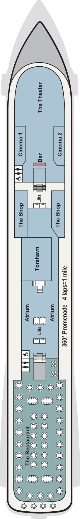 Deck plan for Deck 2