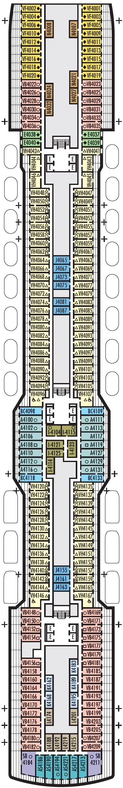 Deck plan for Beethoven