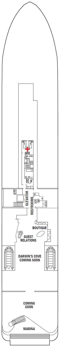 Deck plan for DECK THREE