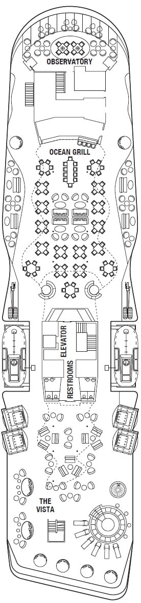 Deck plan for DECK SEVEN