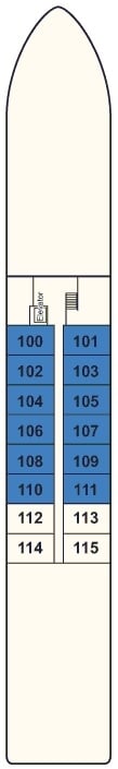 Deck plan for Main Deck