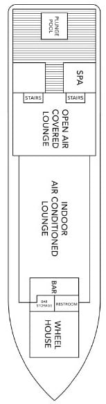 Delfin III deck plan — Observation Deck