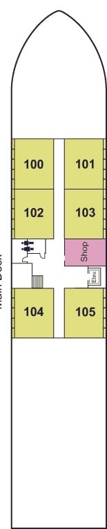 Deck plan for Main Deck