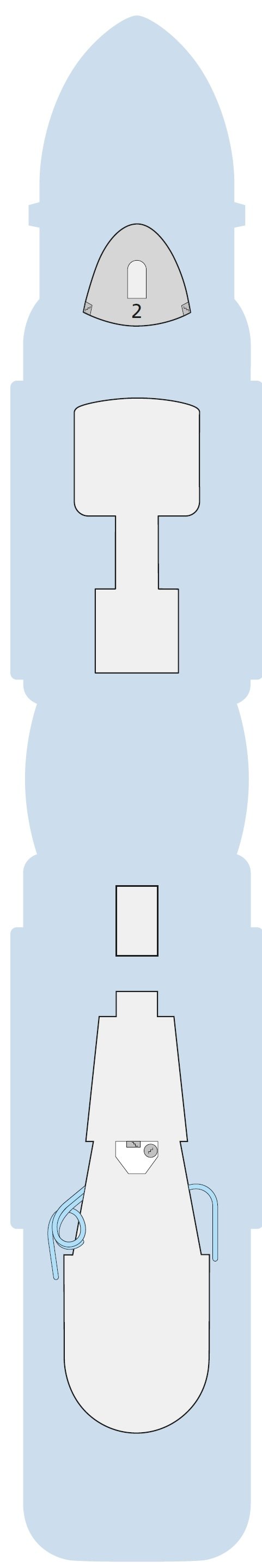 AIDAnova deck plan — Deck 19