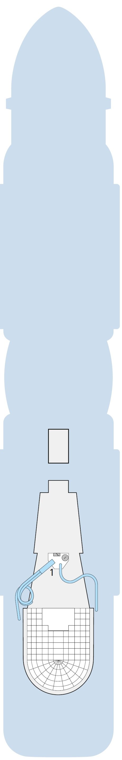 AIDAnova deck plan — Deck 20