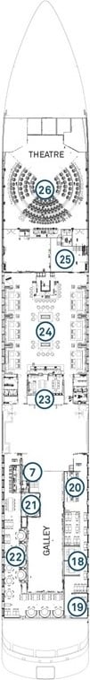 Deck plan for Deck 4