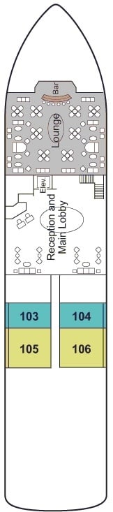 Deck plan for Main Deck