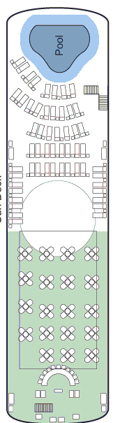 Deck plan for Sun Deck
