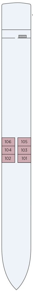 Deck plan for Beaujolais Deck