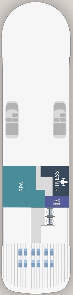 Deck plan for Deck 7