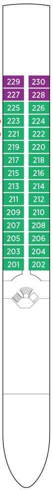 Deck plan for Cello Deck