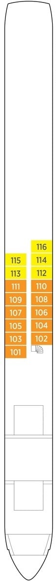Deck plan for Piano Deck