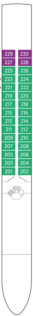 Deck plan for Cello Deck