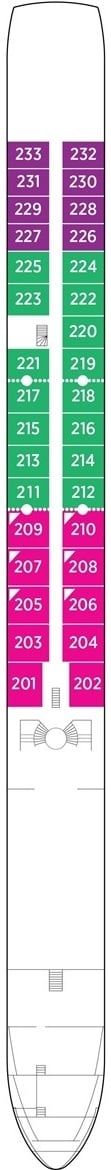 Deck plan for Cello Deck