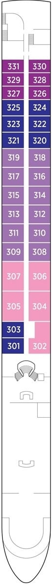 Deck plan for Violin Deck