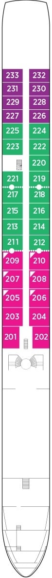 Deck plan for Cello Deck