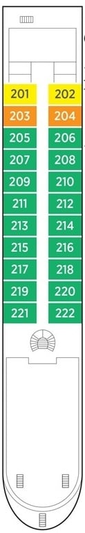 Deck plan for Saigon Deck