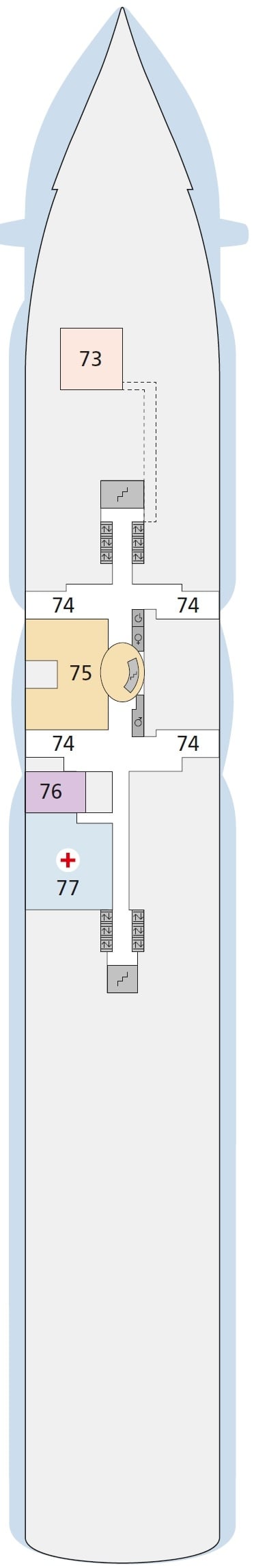 Deck plan for Deck 3