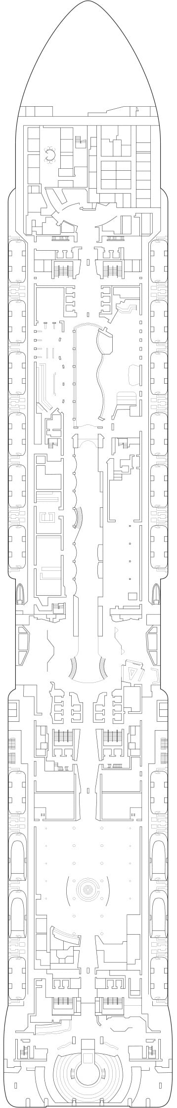 Deck plan for Deck 7