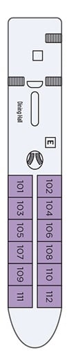Deck plan for Lotus Deck