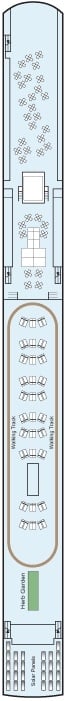 Deck plan for Sun Deck