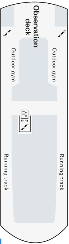 Deck plan for Deck 11
