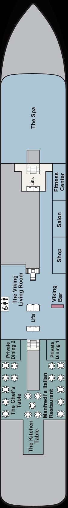 Deck plan for Deck 1