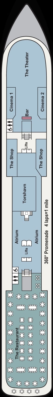 Deck plan for Deck 2