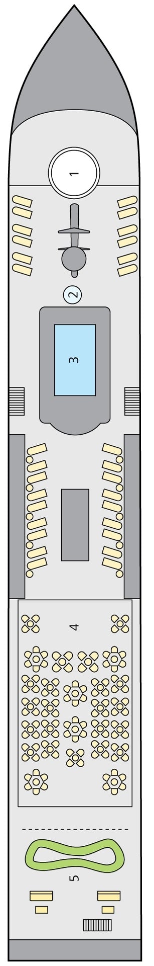Deck plan for Deck 4
