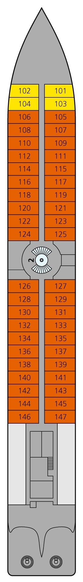 Deck plan for Deck 1