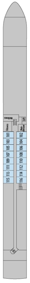 Deck plan for Lower Deck