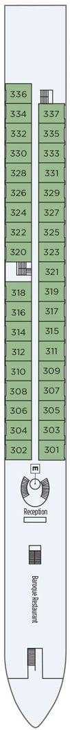Deck plan for Schonbrunn Deck