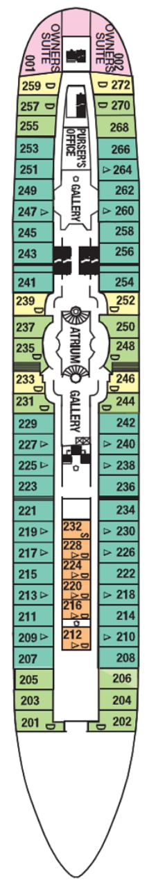 Deck plan for Clipper Deck