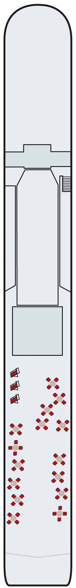 MS De Amsterdam deck plan — Sun Deck