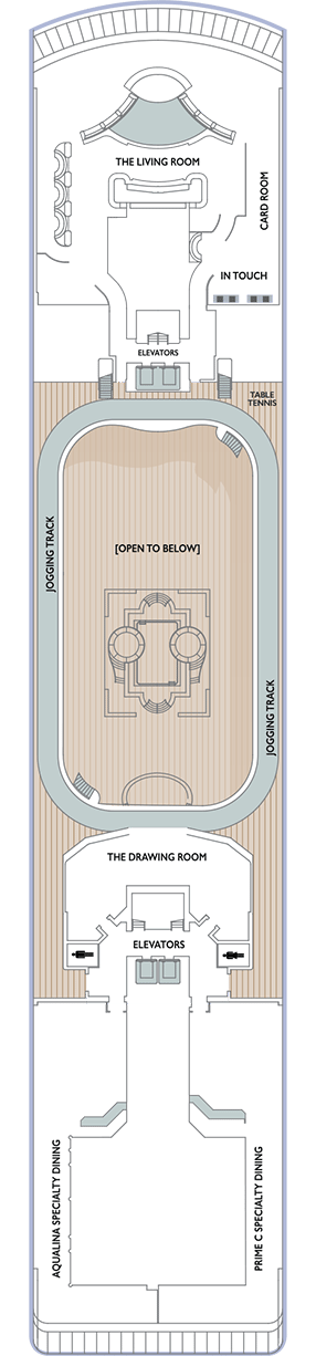 Deck plan for Deck 10