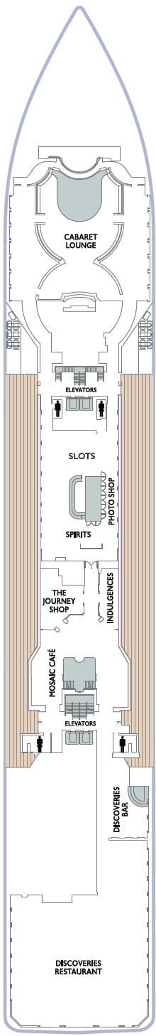 Deck plan for Deck 5