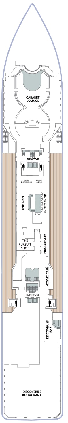 Deck plan for Deck 5