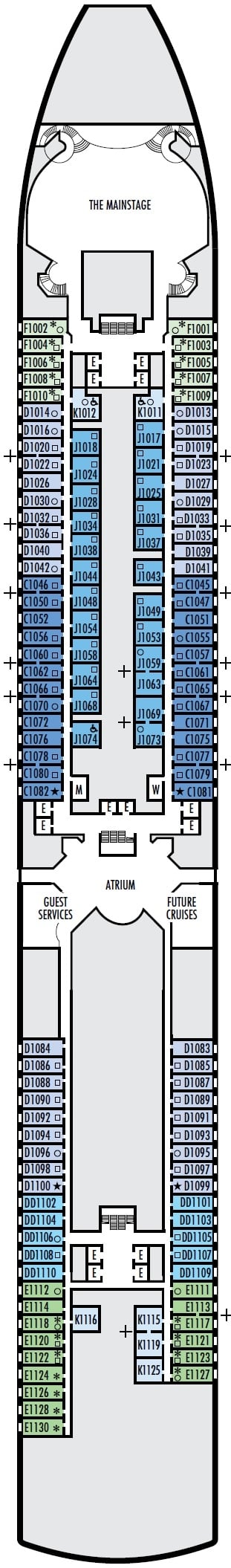 Deck plan for Main