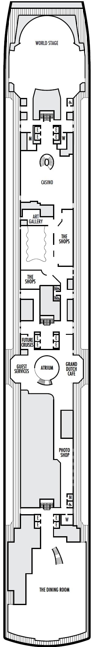 Deck plan for Promenade